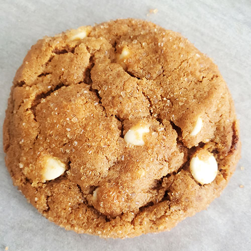 molasses white chip cookies