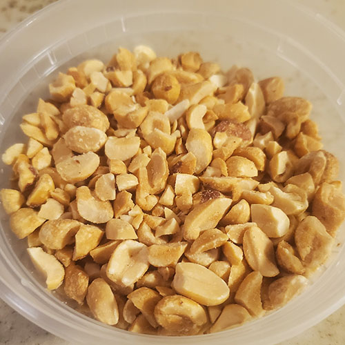 chopped peanuts